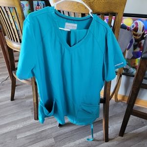 Skechers teal scrub set